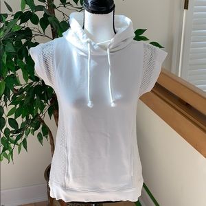 Lucky Lotus cutoff sleeve sweatshirt